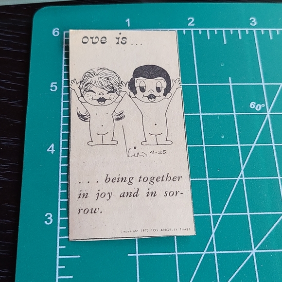 NewsPaper Clipping Love is - Picture 3 of 5